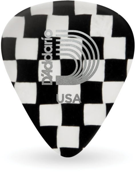 Daddario Checkerboard Celluloid 10 pack Medium