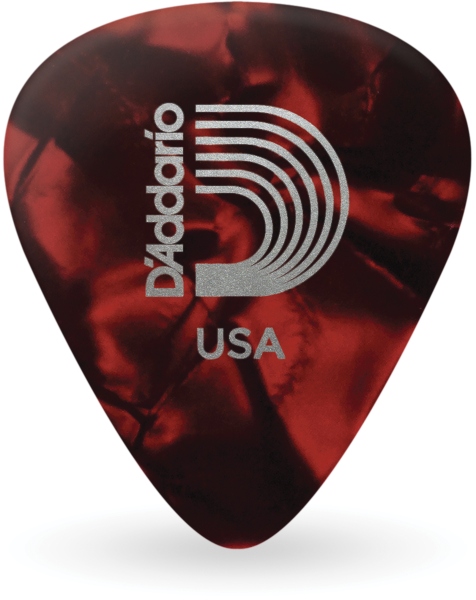 Daddario Red Pearl Celluloid 10 pack Heavy