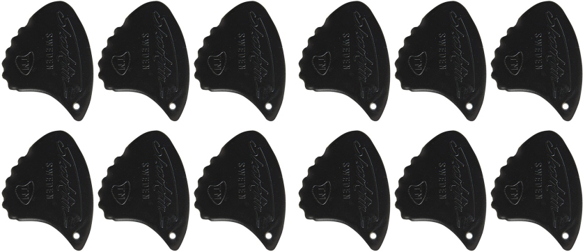 Shark Fin Relief 1,15 mm extra-hard negru set 12