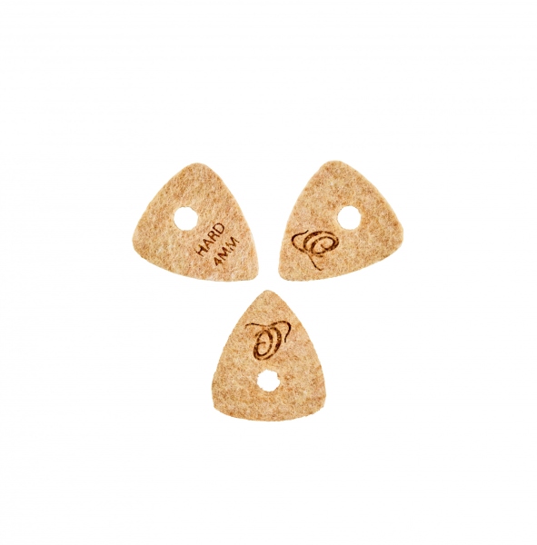 Ortega Felt Picks Hard 3pcs Pack