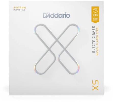 Daddario XS Nickel Bass 45-130 Hybrid Light 5-String Multiscale Coated