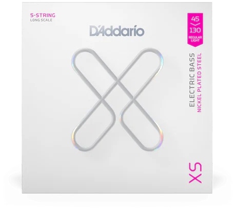 Daddario XS Nickel Bass 45-130 Regular Light 5-String Long Scale Coated