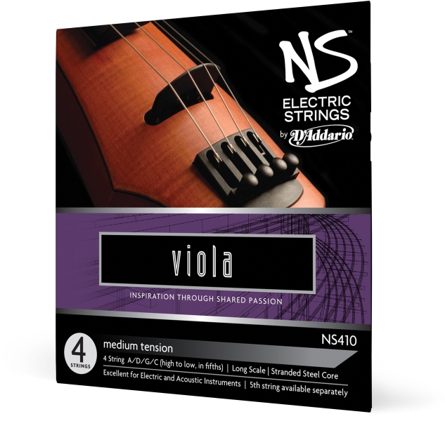 Daddario NS Electric Viola String Set Long Scale MT