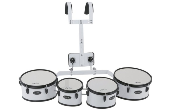 Set percutii fanfara Basix Marching Quad Tom Set