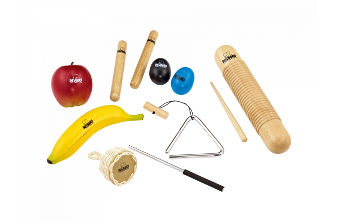 Set Percuții pentru Copii Nino Percussion Rhythm Assortment 7pcs