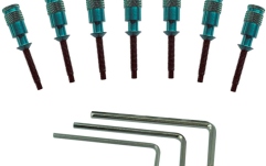 Set piese de schimb pentru sisteme tremolo Floyd Rose  FRHPBLP - Hollow Point Intonation System - 7-String - Blue