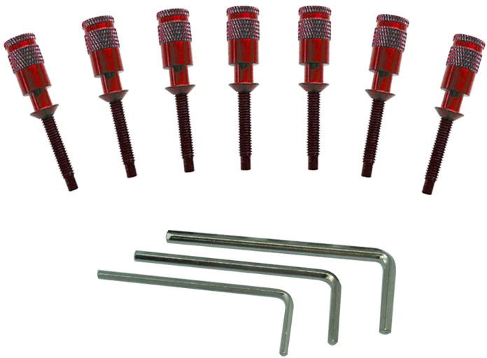 Floyd Rose FRHPRDP - Hollow Point Intonation System - 7-String - Red