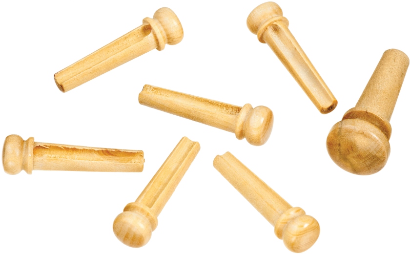 Daddario Boxwood Bridge Pins with End Pin Set
