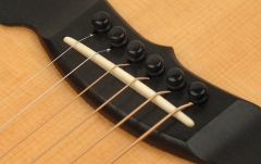 Set pini corzi și end pin Daddario Injected Molded Bridge Pins with End Pin Set of 7 Ebony