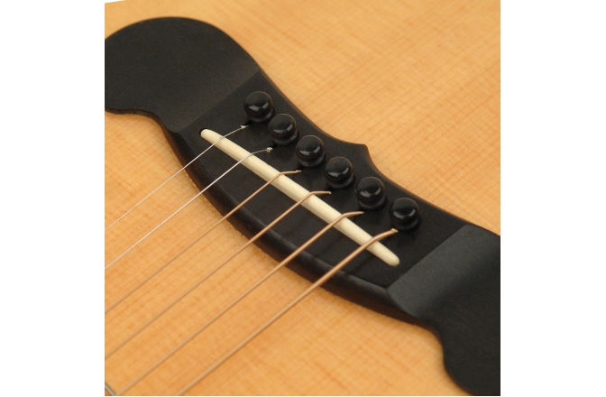 Set pini corzi și end pin Daddario Injected Molded Bridge Pins with End Pin Set of 7 Ebony