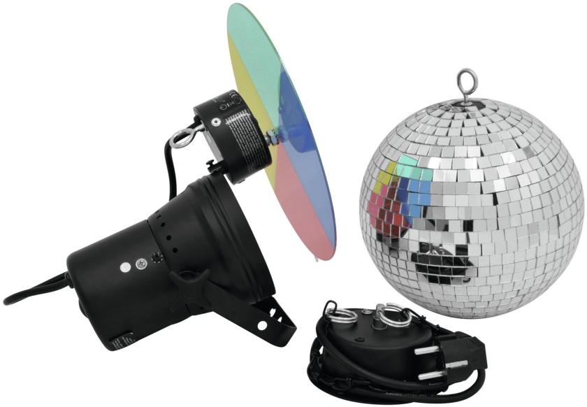 Eurolite Mirror Ball Set 20cm with Pinspot