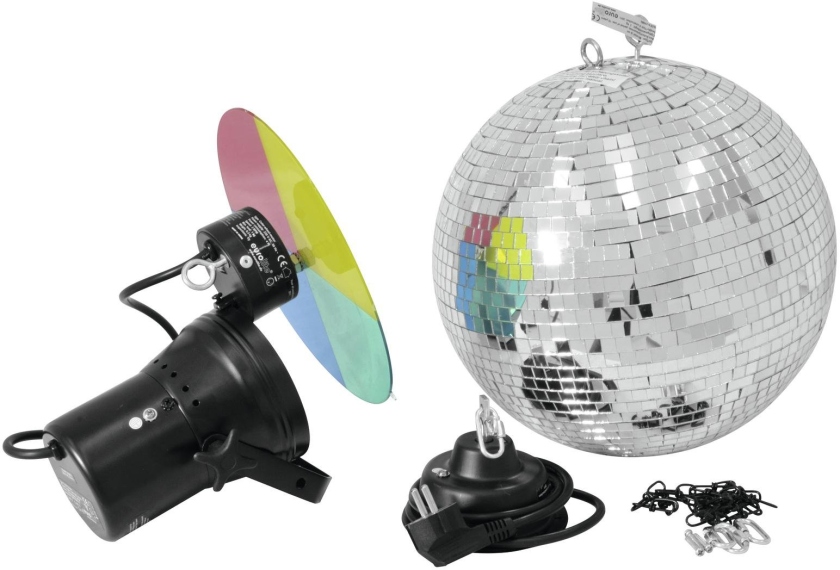 Eurolite Mirror Ball Set 30cm with Pinspot