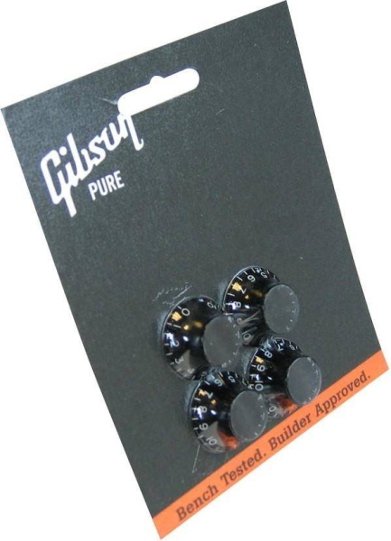 Gibson HK-010 Top Hat Knobs Black 4 pcs