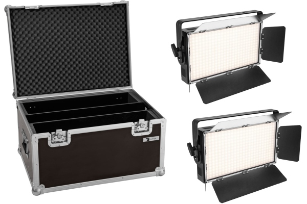 Set 2x LED PLL-360 6000K Panel + Case
