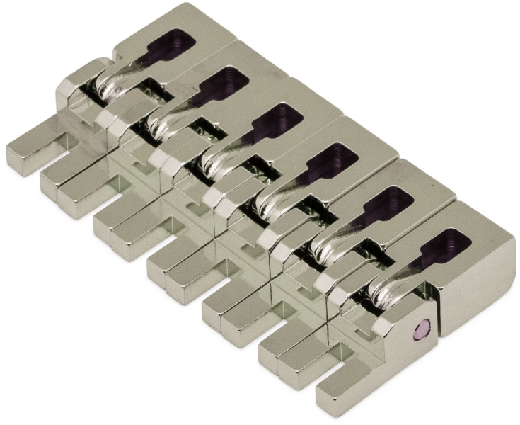 Floyd Rose FROBSSBNP - Original Saddle Set (6) - Black Nickel
