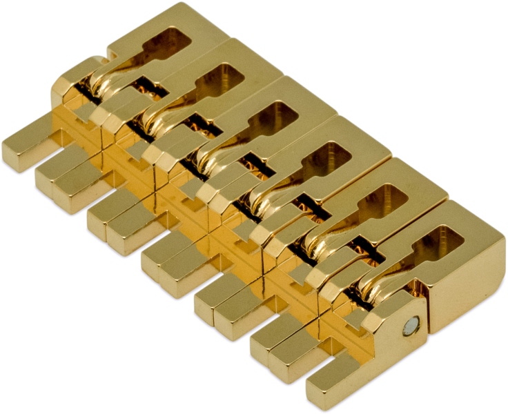 Floyd Rose  FROBSSGP - Original Saddle Set (6) - Gold
