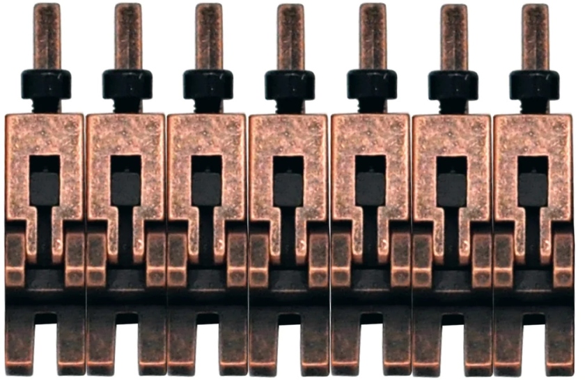 Floyd Rose FRP17BSSAB - 1000 Series Pro 7-String Saddle Set - Antique Bronze