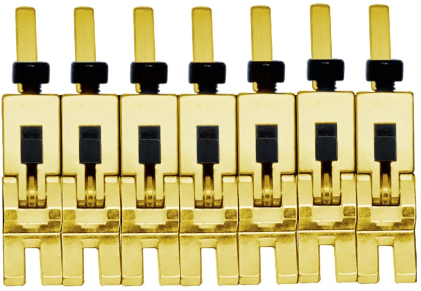 Floyd Rose FRP17BSSG - 1000 Series Pro 7-String Saddle Set - Gold