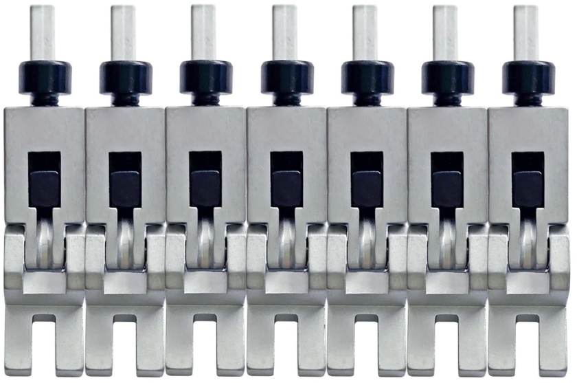 Floyd Rose FRP17BSSSC - 1000 Series Pro 7-String Saddle Set - Satin Chrome
