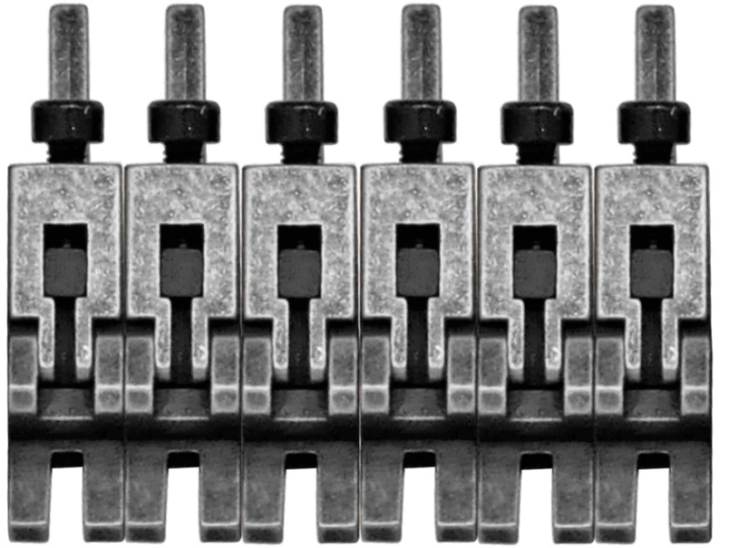 Floyd Rose FRP1BSSAS - 1000 Series Pro 6-String Saddle Set - Antique Silver