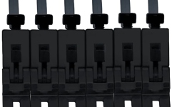 Set saddles Floydrose Floyd Rose  FRP1BSSB - 1000 Series Pro 6-String Saddle Set - Black