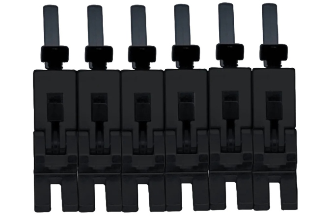 Set saddles Floydrose Floyd Rose  FRP1BSSB - 1000 Series Pro 6-String Saddle Set - Black