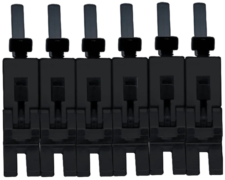 Floyd Rose FRP1BSSB - 1000 Series Pro 6-String Saddle Set - Black