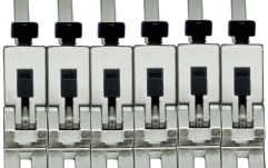 Set saddles Floydrose Floyd Rose  FRP1BSSN - 1000 Series Pro 6-String Saddle Set - Nickel