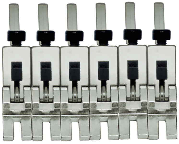 Floyd Rose  FRP1BSSN - 1000 Series Pro 6-String Saddle Set - Nickel