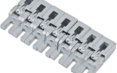 Set saddles Floydrose Floyd Rose  FRS27BSSC - Special Series 7-String Bridge Saddles Set - Chrome