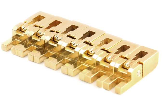 Set saddles Floydrose Floyd Rose  FRS27BSSG - Special Series 7-String Bridge Saddles Set - Gold