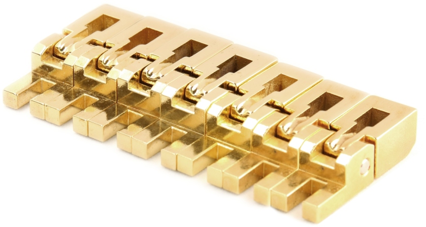 Floyd Rose FRS27BSSG - Special Series 7-String Bridge Saddles Set - Gold