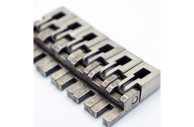 Set saddles Floydrose Floyd Rose  FRS2BSSAS - Special Series Bridge Saddles Set - Antique Silver