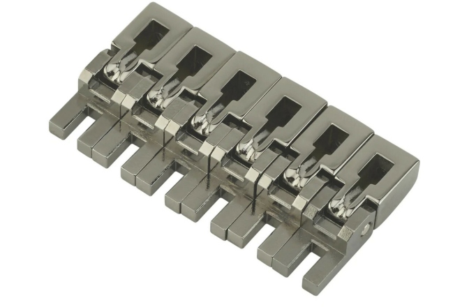 Set saddles Floydrose Floyd Rose  FRS2BSSBN - Special Series Bridge Saddles Set - Black Nickel