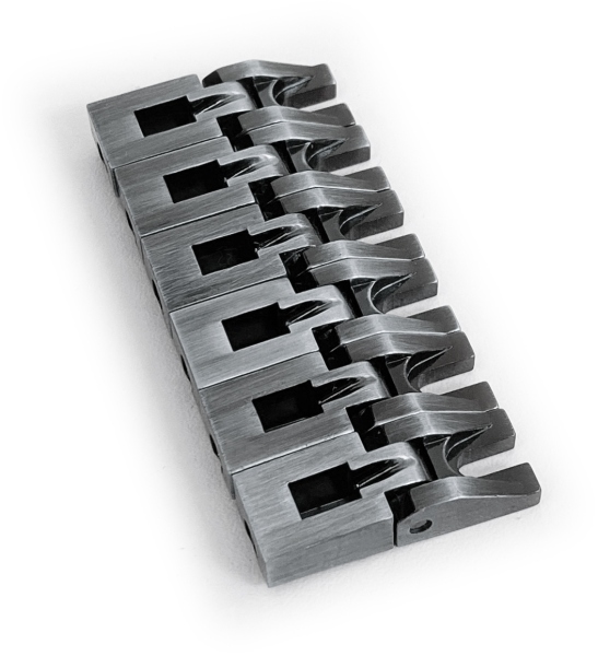 Floyd Rose  FRXBSSASP - FRX Bridge Saddles Set - Antique Silver