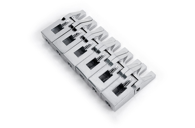 Set saddles Floydrose Floyd Rose  FRXBSSCP - FRX Bridge Saddles Set - Chrome