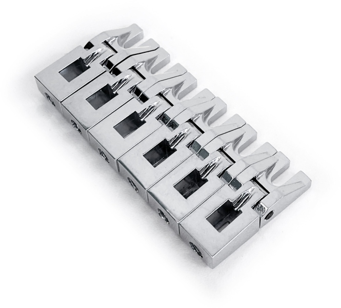 Floyd Rose FRXBSSCP - FRX Bridge Saddles Set - Chrome