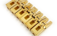 Set Saddles floydrose Floyd Rose  FRXBSSGP - FRX Bridge Saddles Set - Gold