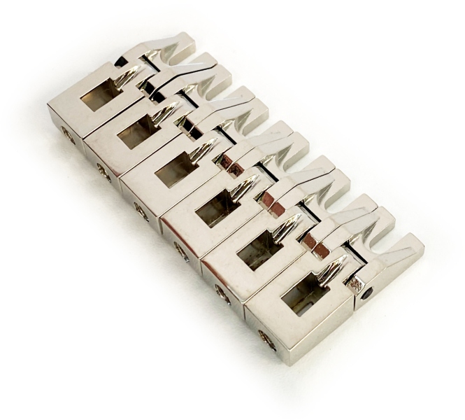 Floyd Rose FRXBSSNP - FRX Bridge Saddles Set - Nickel