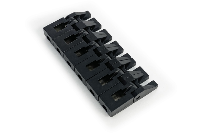 Set saddles Floydrose Floyd Rose  FRXBSSSBP - FRX Bridge Saddles Set - Satin Black