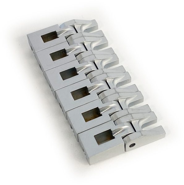Floyd Rose  FRXBSSSCP - FRX Bridge Saddles Set - Satin Chrome