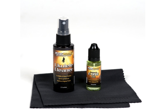 Set soluții de întreținere ukulele Music Nomad Premium Ukulele Care Kit