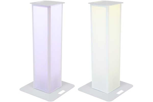 Eurolite 2x Stage Stand 150cm incl. Cover and Bag, white