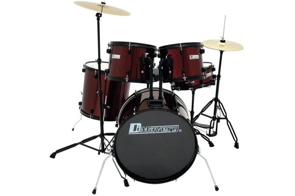 DS-200 Drum set, wine red