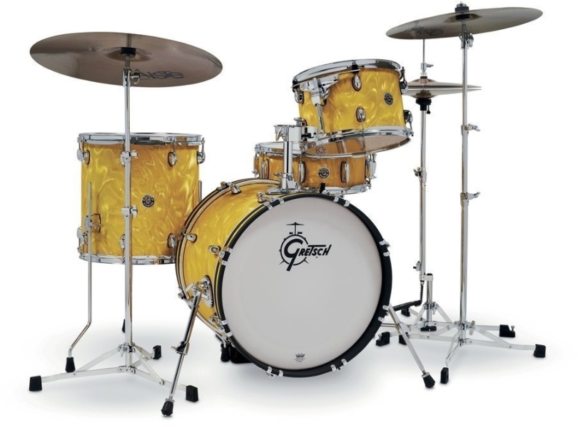 Gretsch Catalina Club Jazz J484 Yellow Satin Flame