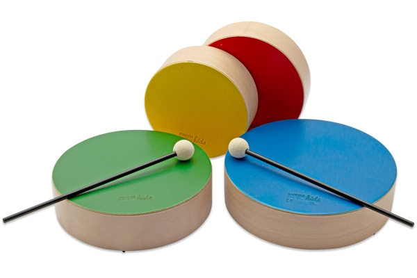 Wooden Toms Set Color 