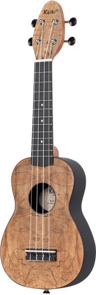 Ortega KEIKI Ukulele Set ''Spalted Maple