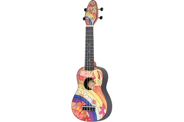 Keiki Ukulele Pack Soprano Peace '68 Left Hand