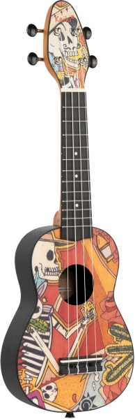 Ortega KEIKI Ukulele Set ''El Muerto