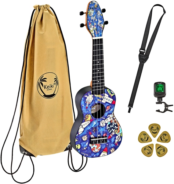 Ortega KEIKI Ukulele Set ''Spaceman